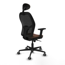 Bürostuhl mit Kopfstütze Jorquera Piqueras y Crespo 2D036G1 Schwarz Dunkelbraun