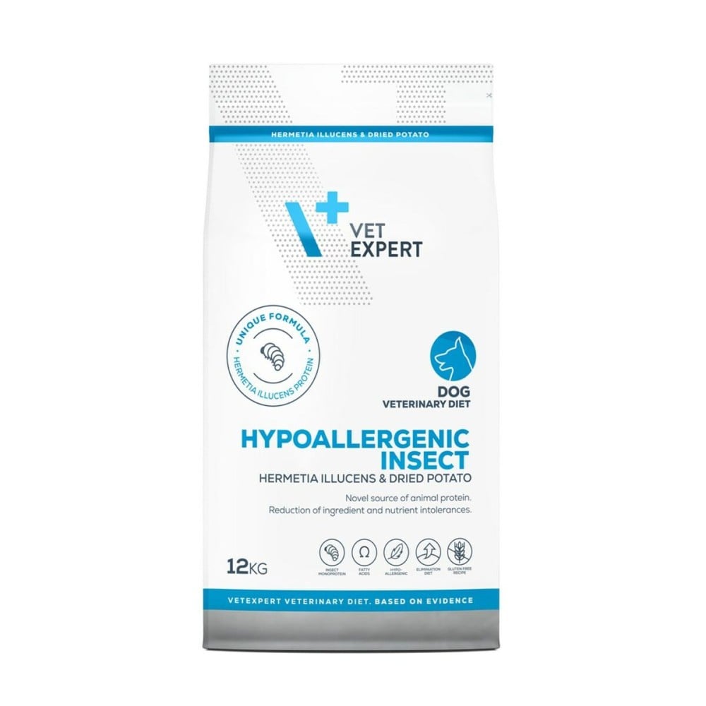 Futter VETEXPERT Hypoallergenic Insect Dog 12 kg