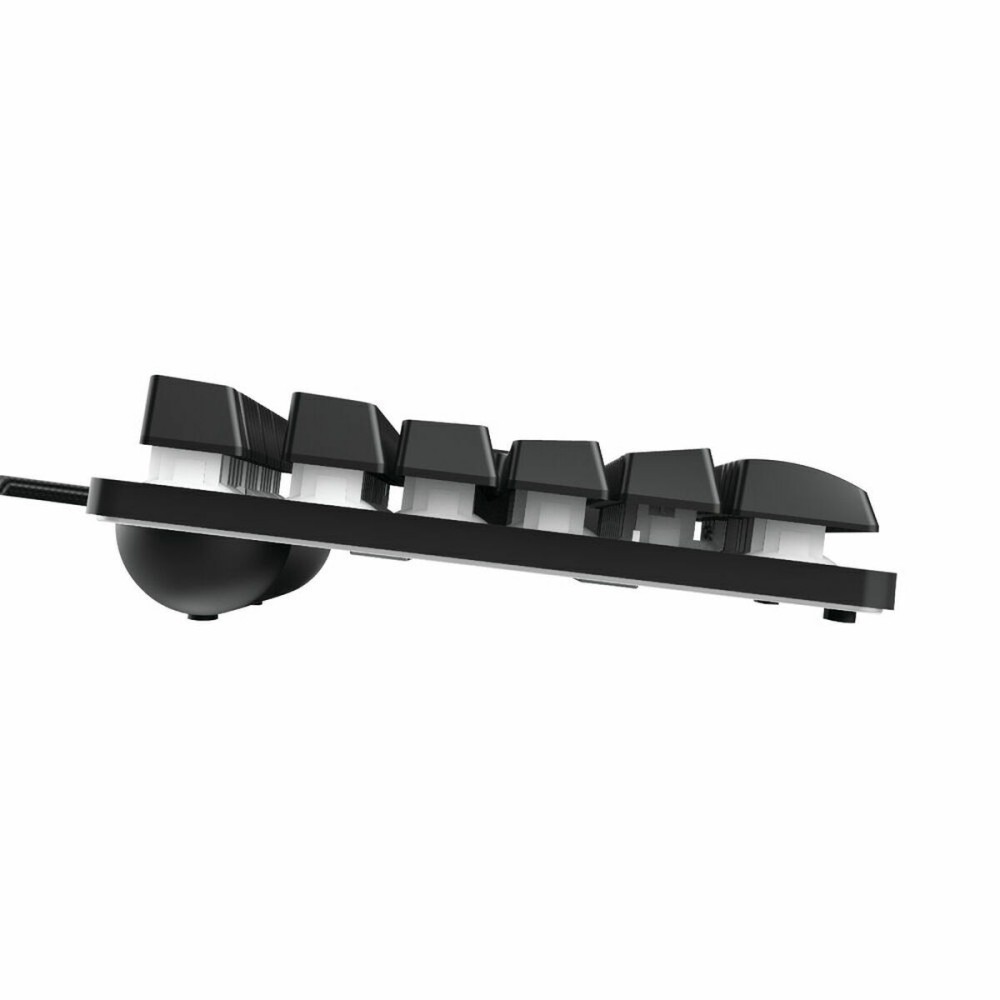 Clavier Trust GXT 833 Thado Noir Argenté Monochrome Multi