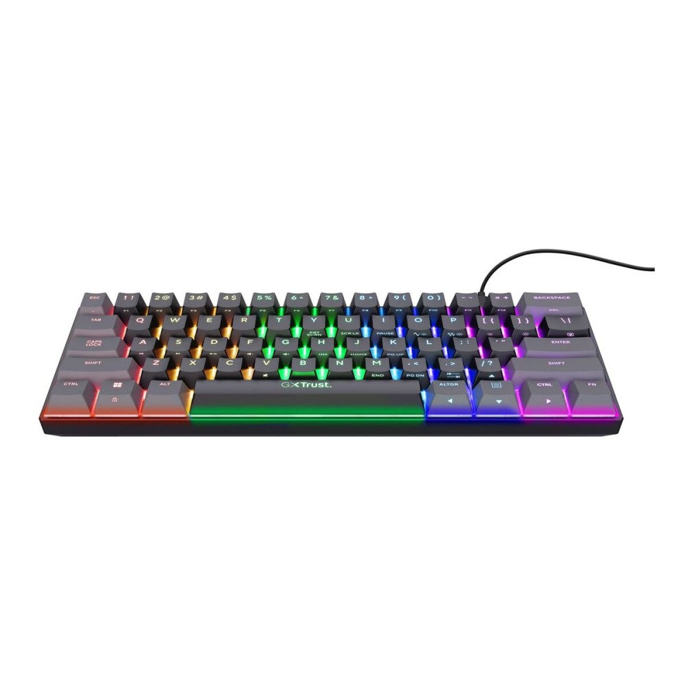 Clavier pour jeu Trust GXT 867 Acira Noir Multicouleur QWERTY Qwerty US