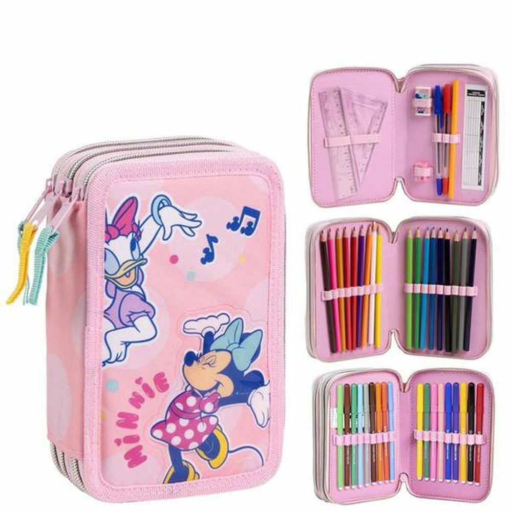 Federmäppchen Minnie Mouse Rosa 12,5 x 6,5 x 19,5 cm