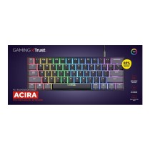 Clavier pour jeu Trust GXT 867 Acira Noir Multicouleur QWERTY Qwerty US