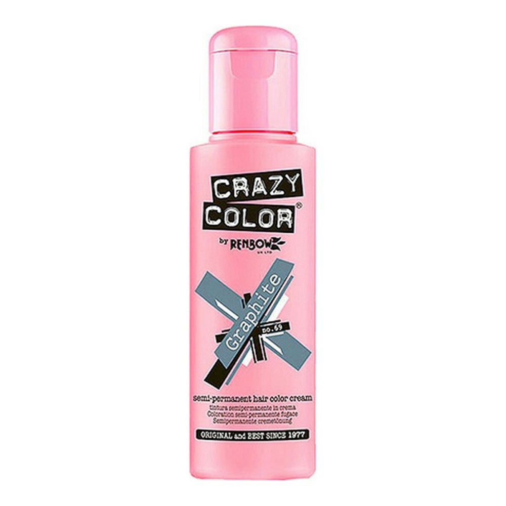 Couleur Semi-permanente Graphite Crazy Color Nº 69 (100 ml)