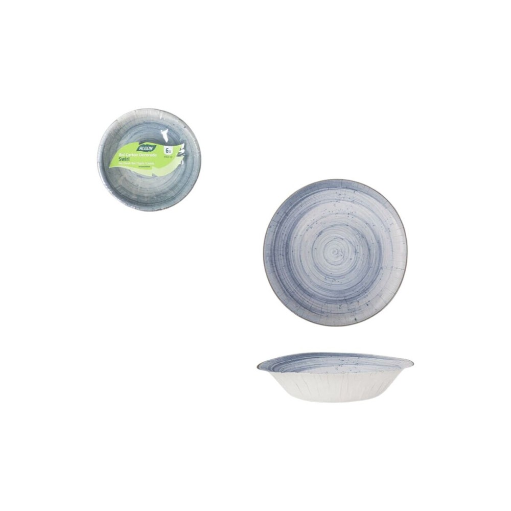 Plate set Inde 450 ml 6 Pieces (24 Units)