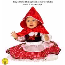 Déguisement pour Enfants Rubies Chaperon Rouge 1-2 ans