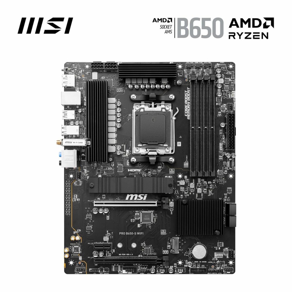 Carte Mère MSI 7E26-003R AMD AM5 AMD AMD B650