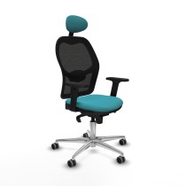 Office Chair with Headrest Jorquera Piqueras y Crespo 2D086G1 Turquoise