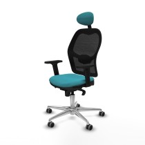 Office Chair with Headrest Jorquera Piqueras y Crespo 2D086G1 Turquoise
