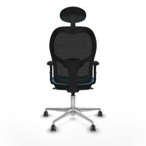 Office Chair with Headrest Jorquera Piqueras y Crespo 2D086G1 Turquoise