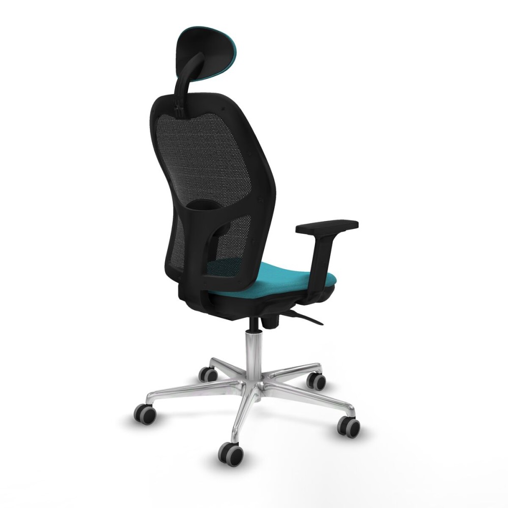 Office Chair with Headrest Jorquera Piqueras y Crespo 2D086G1 Turquoise