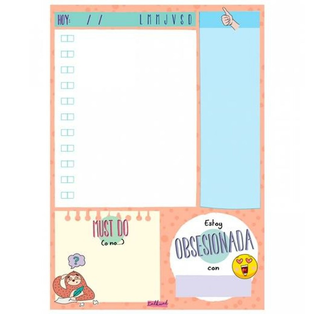 Planificateur quotidien Finocam TALKUAL 14,8 x 21 cm