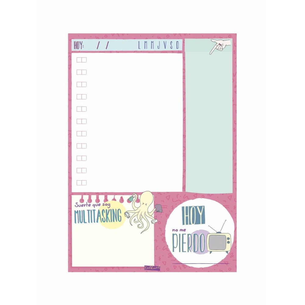Planificateur quotidien Finocam TALKUAL 14,8 x 21 cm