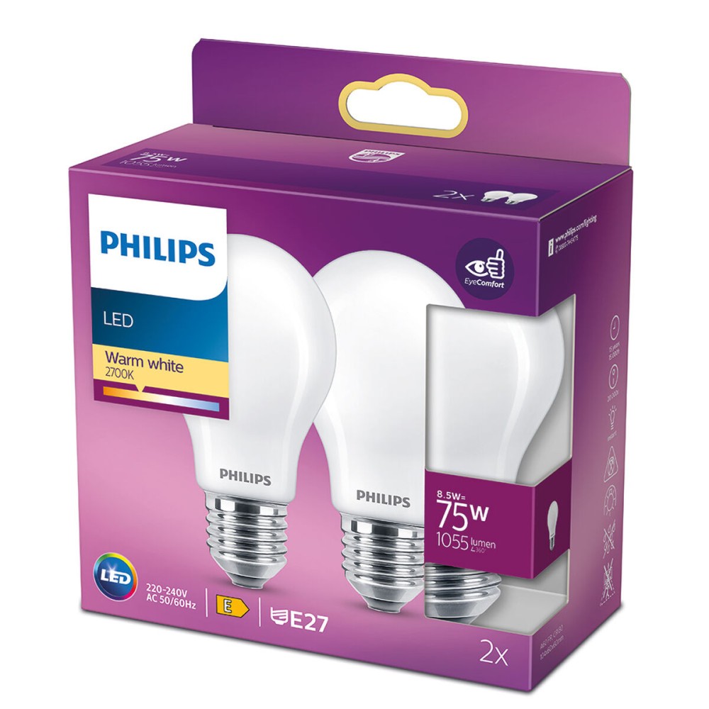 LED-Lampe Philips Weiß E27