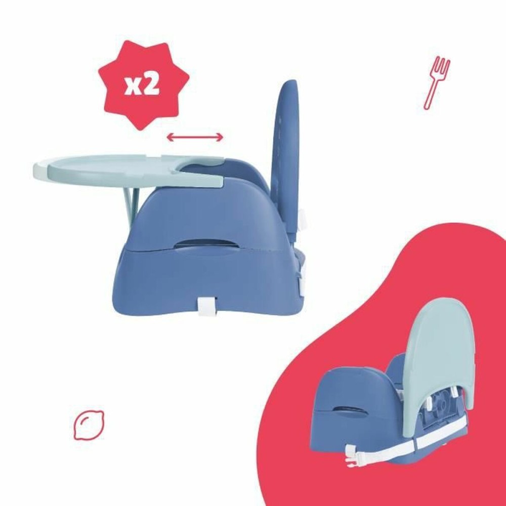 Chaise haute Badabulle Bleu
