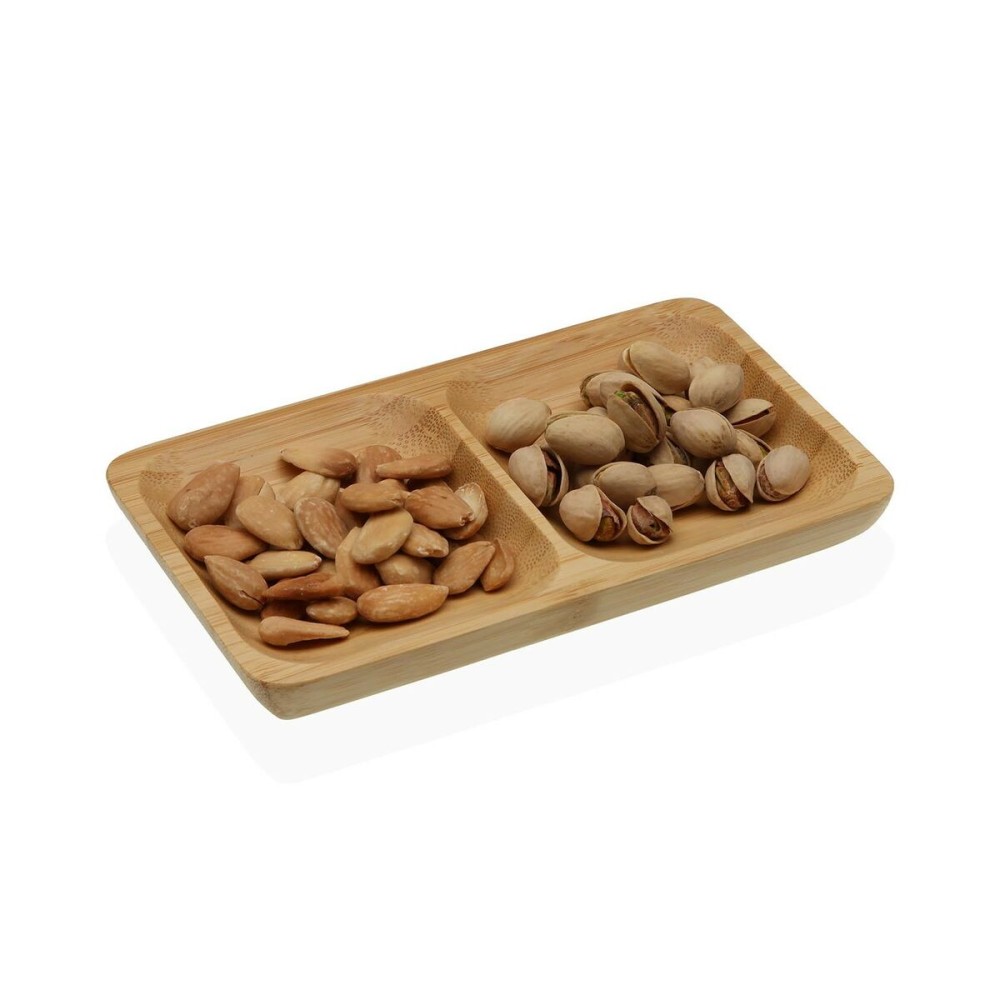 Snack tray Versa Bamboo 10 x 2 x 17,5 cm