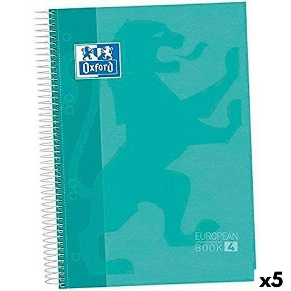 Notizbuch Oxford Classic A4+ 120 Blatt (5 Stück)