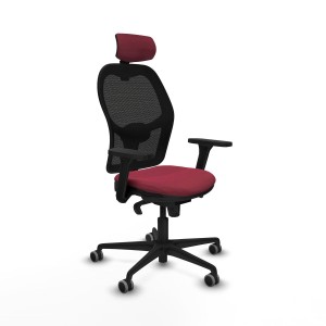 Office Chair with Headrest Jorquera Piqueras y Crespo 3D036G2 Maroon
