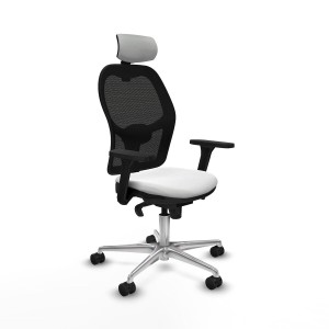 Bürostuhl mit Kopfstütze Jorquera Piqueras y Crespo 3D086N2 Weiß