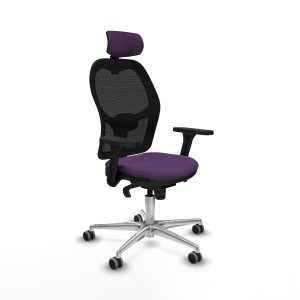 Bürostuhl mit Kopfstütze Jorquera Piqueras y Crespo 3D086G2 Lila