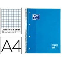 Notizbuch Oxford Classic türkis A4 80 Blatt (5 Stück)