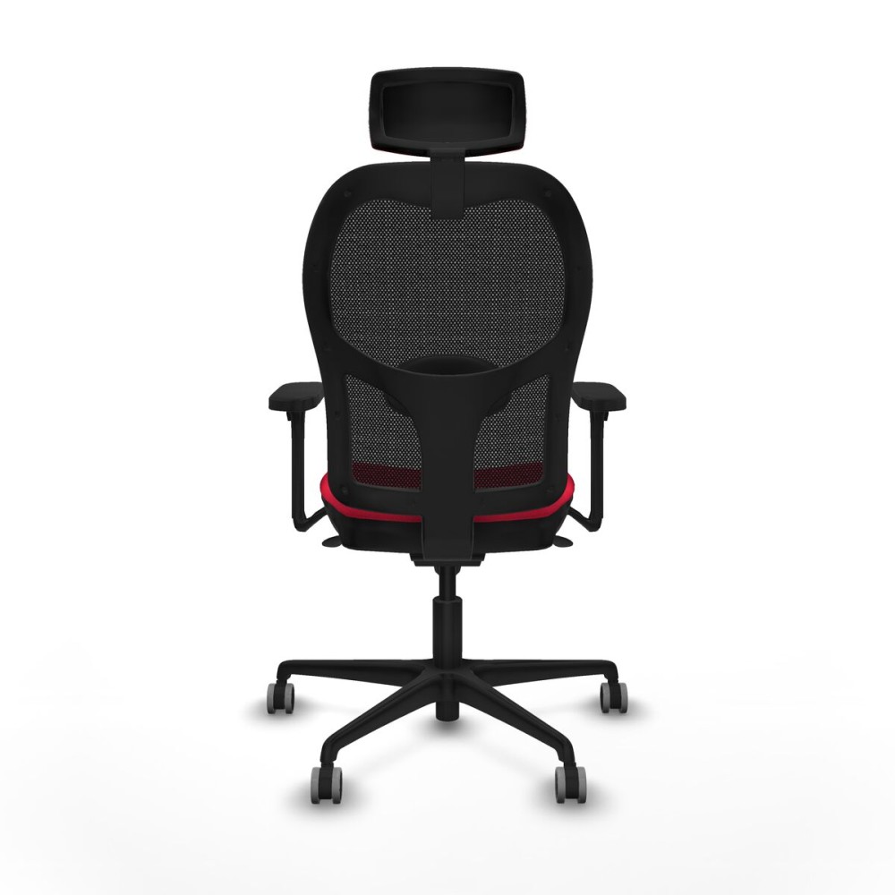 Office Chair with Headrest Jorquera Piqueras y Crespo 3D036G2 Red