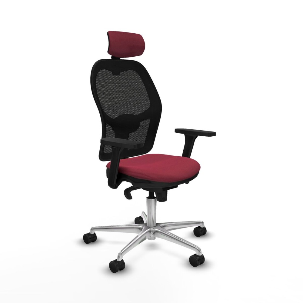 Office Chair with Headrest Jorquera Piqueras y Crespo 3D086N2 Maroon