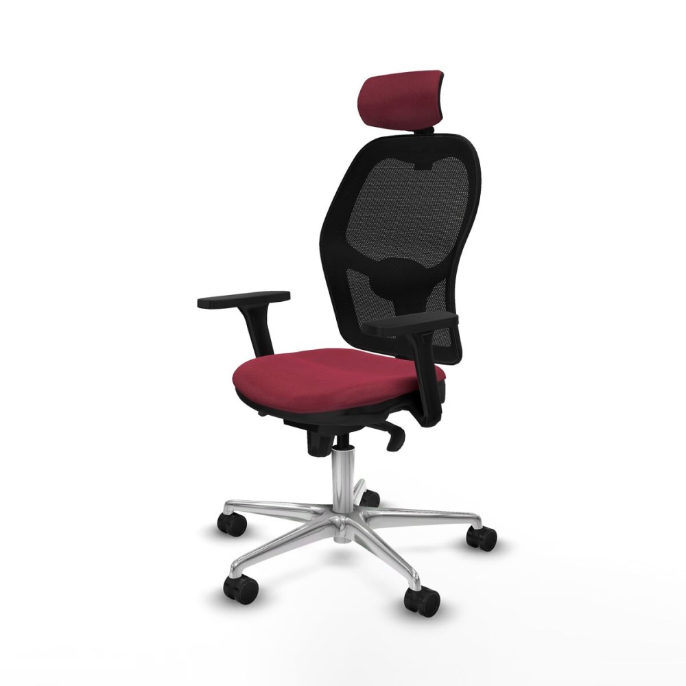 Office Chair with Headrest Jorquera Piqueras y Crespo 3D086N2 Maroon