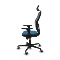 Office Chair with Headrest Jorquera Piqueras y Crespo 3D036G2 Black Petroleum green