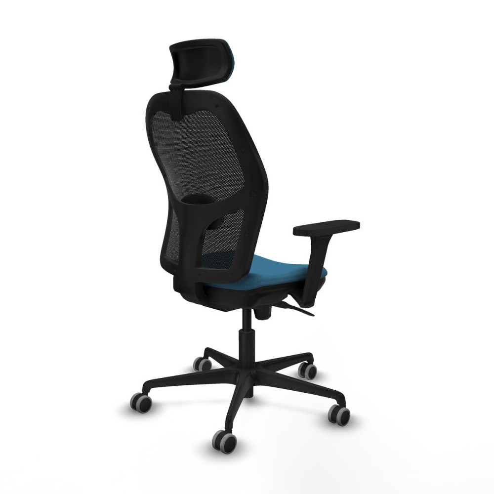 Office Chair with Headrest Jorquera Piqueras y Crespo 3D036G2 Black Petroleum green