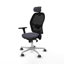 Office Chair with Headrest Jorquera Piqueras y Crespo 3D086G2 Dark grey