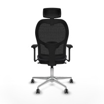 Office Chair with Headrest Jorquera Piqueras y Crespo 3D086G2 Dark grey