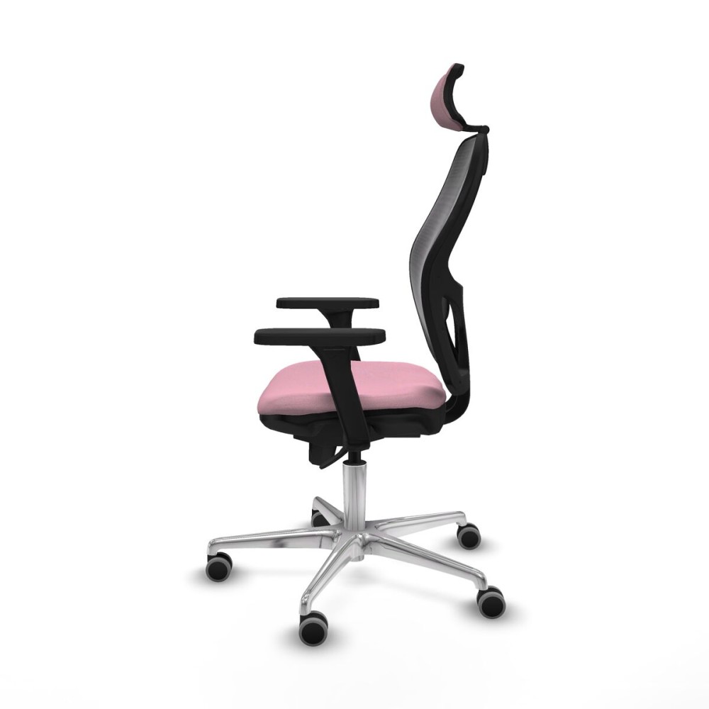 Chaise de Bureau avec Appui-tête Jorquera Piqueras y Crespo 3D086G2 Rose