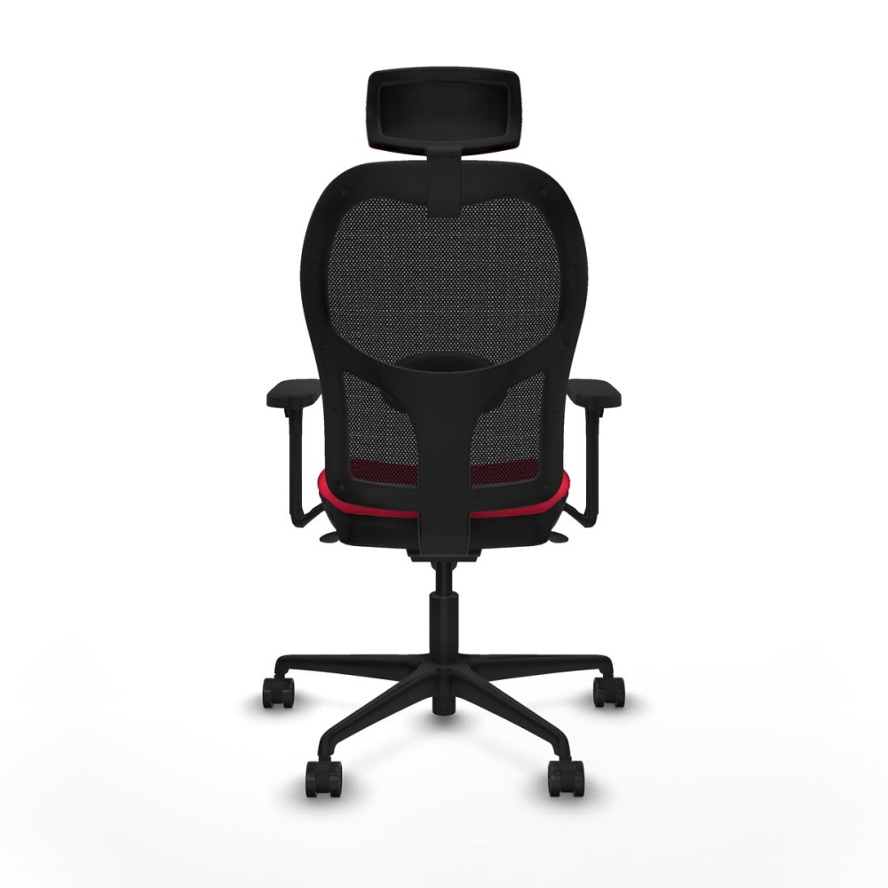 Office Chair with Headrest Jorquera Piqueras y Crespo 3D036N2 Red
