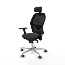 Chaise de Bureau avec Appui-tête Jorquera Piqueras y Crespo 3D086G2 Noir