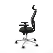 Chaise de Bureau avec Appui-tête Jorquera Piqueras y Crespo 3D086G2 Noir