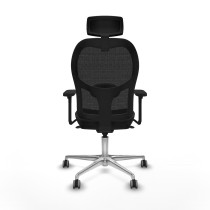 Chaise de Bureau avec Appui-tête Jorquera Piqueras y Crespo 3D086G2 Noir