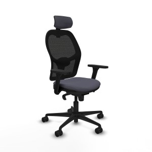 Chaise de Bureau avec Appui-tête Jorquera Piqueras y Crespo 3D036N2 Gris foncé
