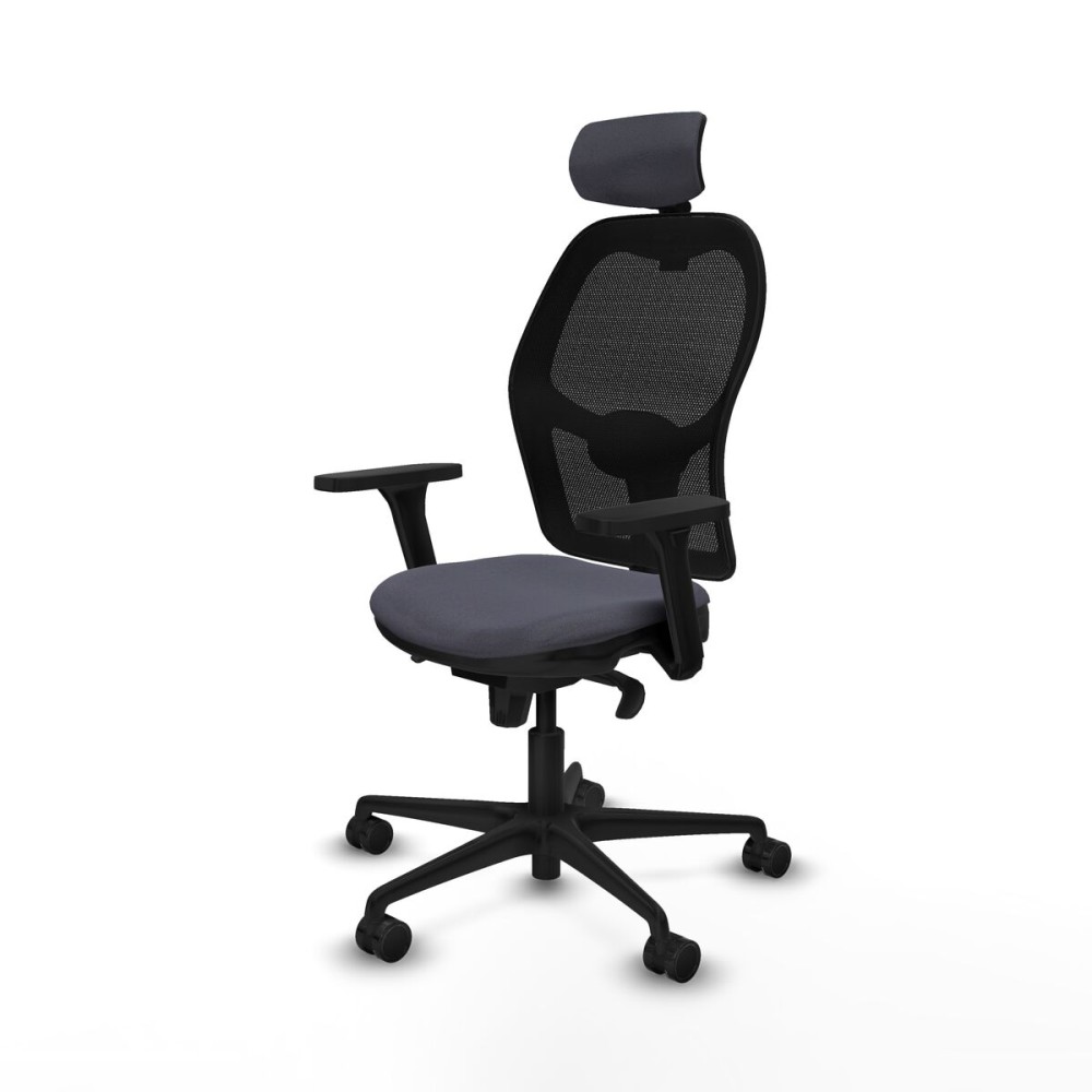 Chaise de Bureau avec Appui-tête Jorquera Piqueras y Crespo 3D036N2 Gris foncé