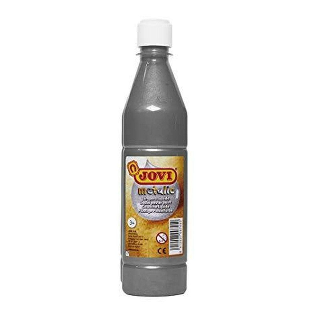 Gouache Jovi Argenté 500 ml Métallisé (6 Unités)