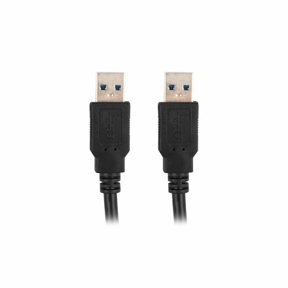 USB Cable Lanberg CA-USBA-30CU-0018-BK 1,8 m Black