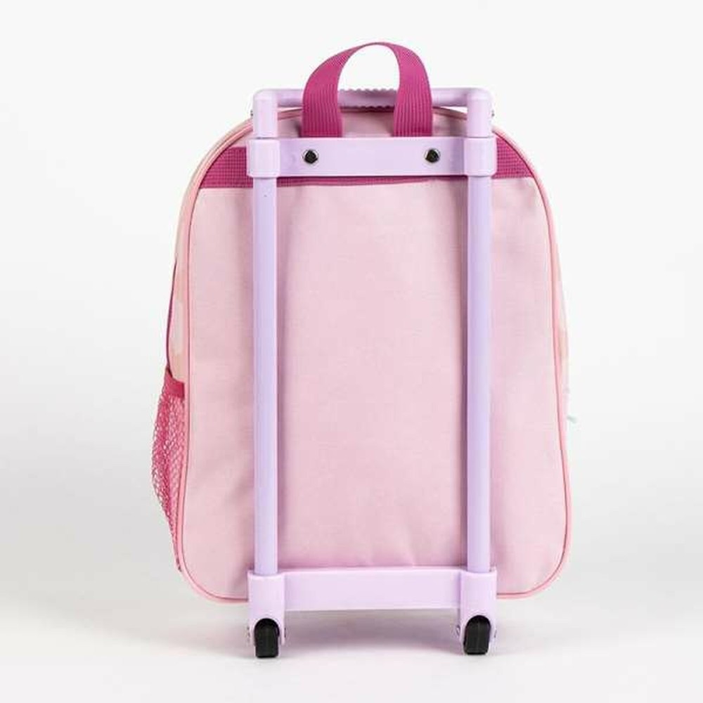 3D School Bag with Wheels Minnie Mouse Pink 25,0 x 31,0 x 10,0 cm