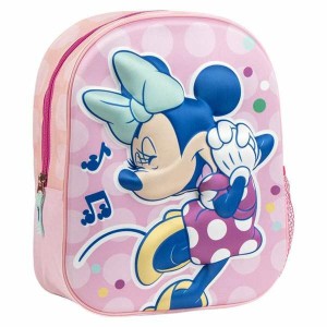 Schulrucksack 3D Minnie Mouse Rosa 25,0 x 31,0 x 10,0 cm