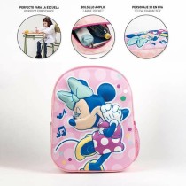 Schulrucksack 3D Minnie Mouse Rosa 25,0 x 31,0 x 10,0 cm