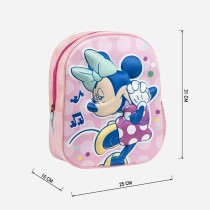Schulrucksack 3D Minnie Mouse Rosa 25,0 x 31,0 x 10,0 cm