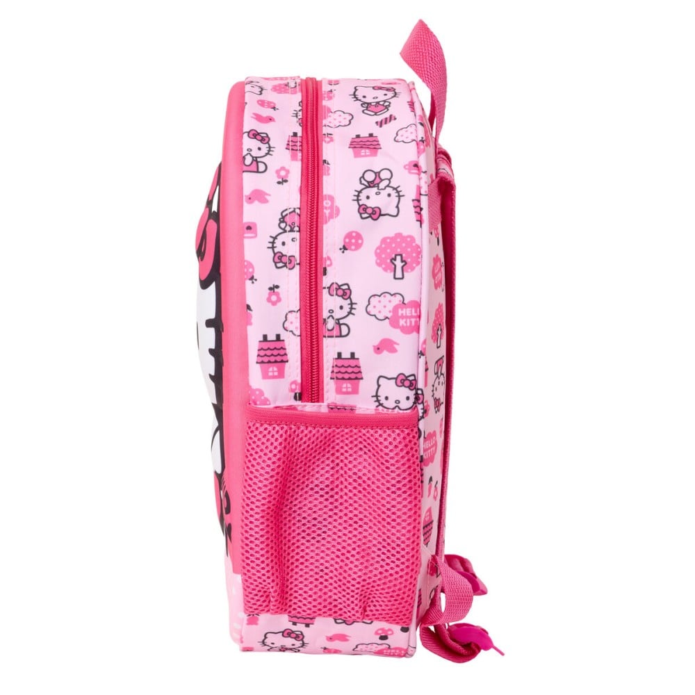 Kinderrucksack Hello Kitty Rosa 27 x 33 x 10 cm 3D