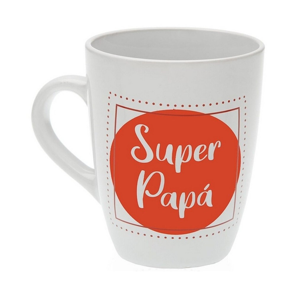 Mug Versa Super Papá Stoneware (8,5 x 10 x 8,5 cm)