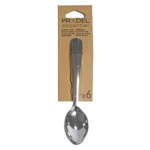 Löffel-Set Pradel essentiel Ondine Nachtisch Stahl Metall 18 cm (6 Stück)