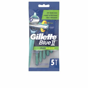 Rasoirs Jetables Gillette Blue II Plus Slalom 5 Unités