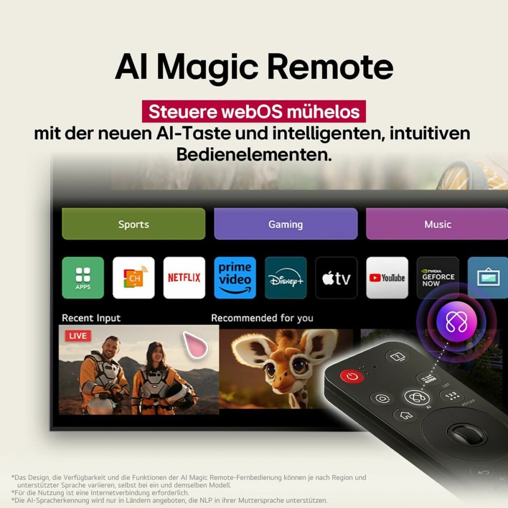 Smart TV LG 86QNED86A6A 86" 4K Ultra HD LED HDR AMD FreeSync QNED