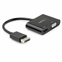 Adapter DisplayPort auf HDMI/VGA Startech DP2VGAHD20           4K Ultra HD Schwarz